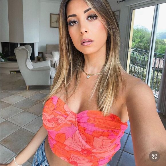 ZARA TULLE CORSET TOP size M - Picture 9 of 16